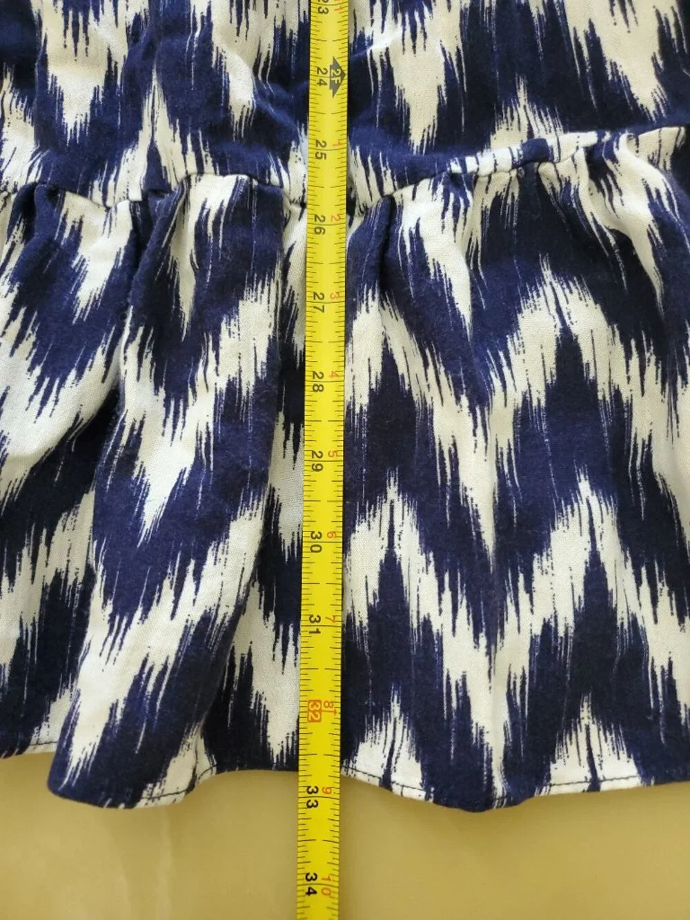 Tuckernuck Pomander Place Navy Ikat Kenzo Dress Size Medium